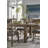 Amesfield 6 - Person Extendable Pine Solid Wood Top Double Pedestal Dining Set