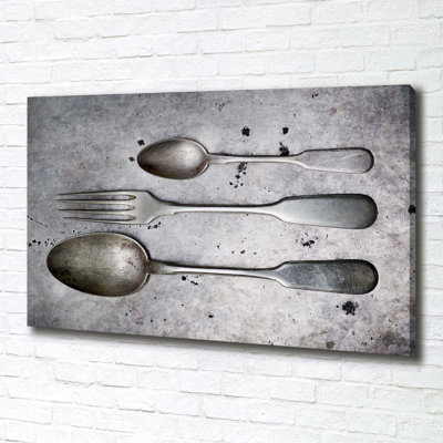 Cutlery - Wrapped Canvas Print