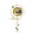 Metal Wall Clock With LED Light-1290585614