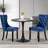 Aya-Rose Round Dining Table Sets with 2 dining chairs-1839142304-1839142351