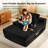 Boneless No Assembly Required Compression Packed 1-piece Cloud Modular Upholstered Sectional Sofa-866417736