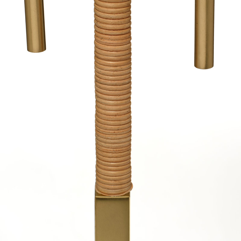 Lampe de table en rotin Harrison, naturel