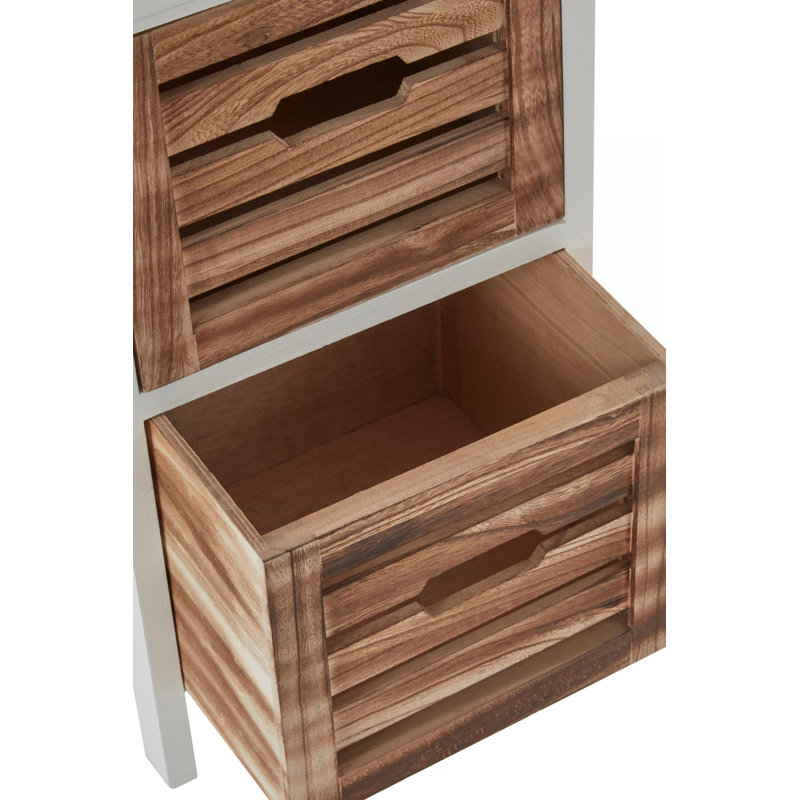 Portsmouth 30cm W Manufactured Wood Bedside Table