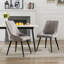 48cm H Tufted Velvet Upholstered Side Chair-1487495249