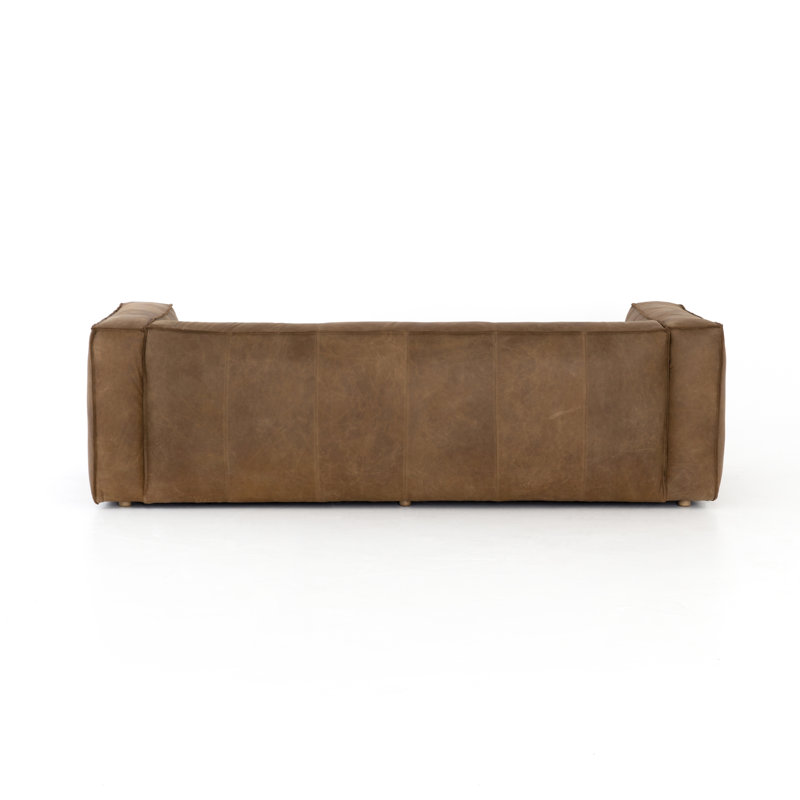 Nolita Sofa, Saiko Natural Top Grain Leather