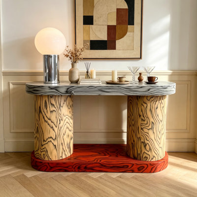 Artistic Creative Wooden Console Table