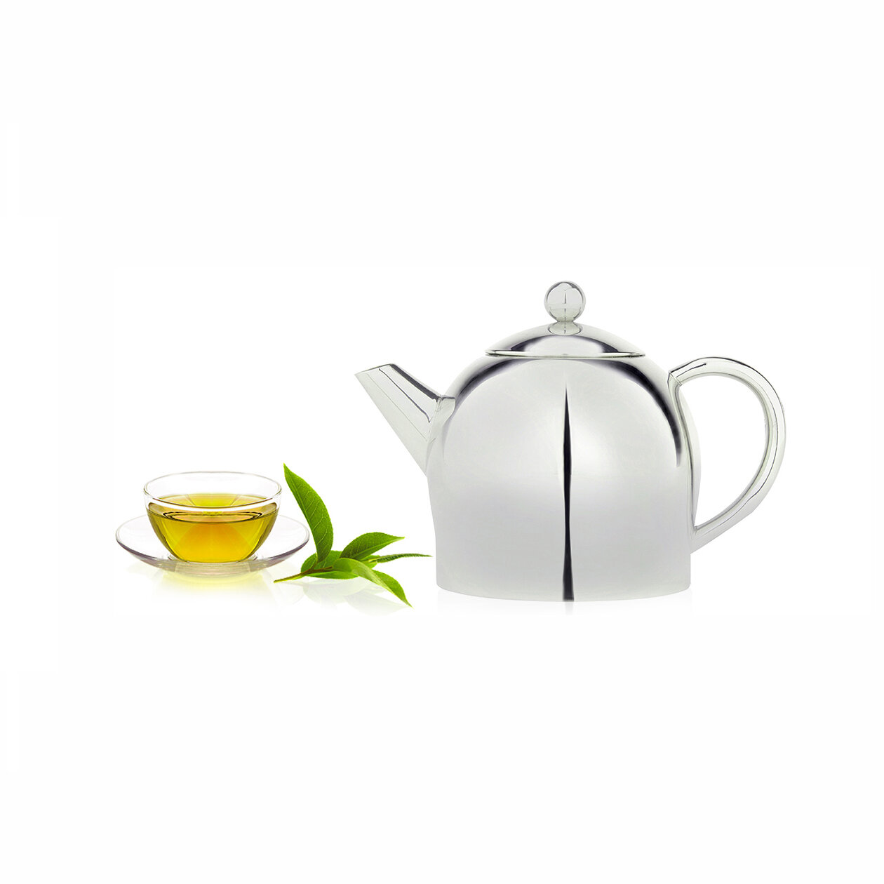 Ivy Bronx Cox 34oz. Stainless Steel Teapot