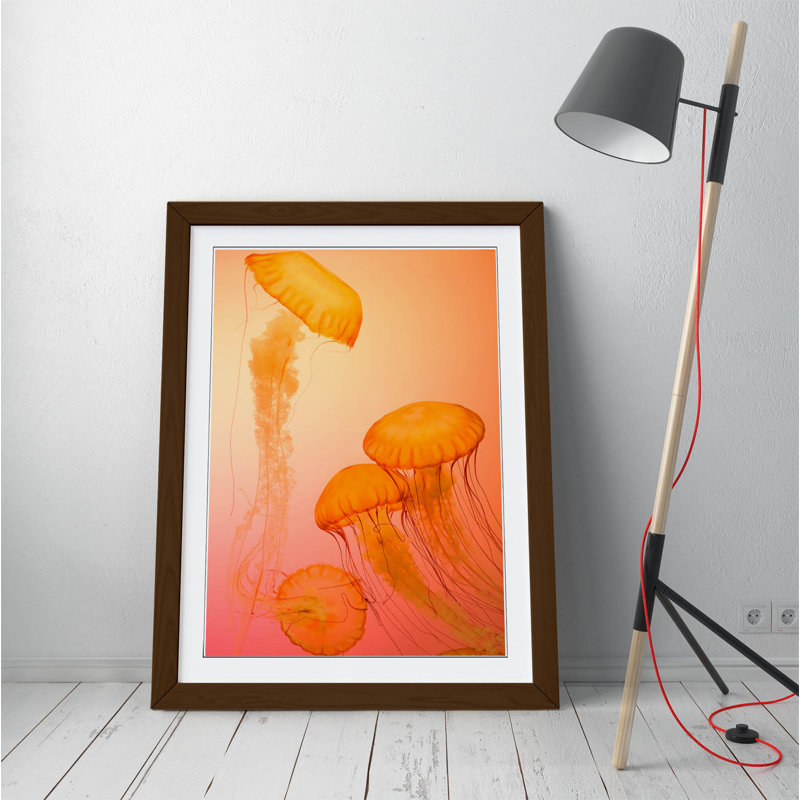 Single Picture Frame Painting, 35 cm H x 26 cm W, Brown
