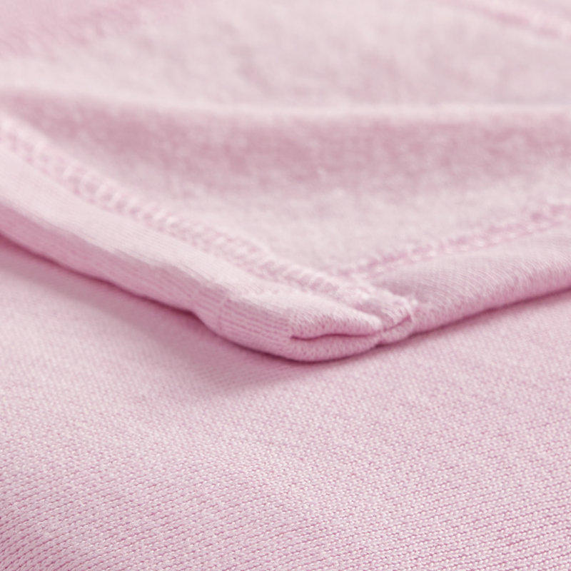 Champion Jersey with Fleece Backing Throws, Pink