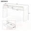 Console l 54,9 "avec 2 tiroirs-1067936298