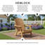 Grande chaise Adirondack pliante pré-assemblée en sapin de Chine - capacité de 330 lb-759457890