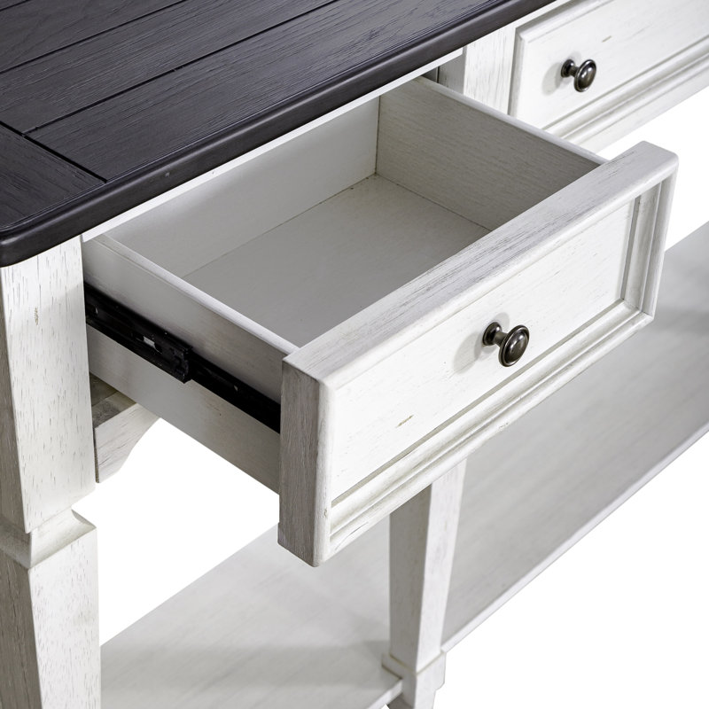 Colburn 72 Inch Hall Table w/ 3 Drawers