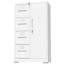 Armoire de rangement verticale en métal blanc pour et bureau, 4 tiroirs avec suspension à extension complète, documents à serrure sécurisée, chambre à coucher facile à nettoyer, divers articles à roulement en acier, assemblage