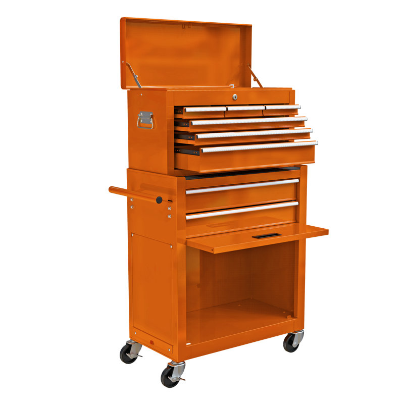 Ensemble de 8 tiroirs Dorcheer, Orange