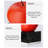 Creative Cherry Glass Fiber Marble Base Floor Ornament