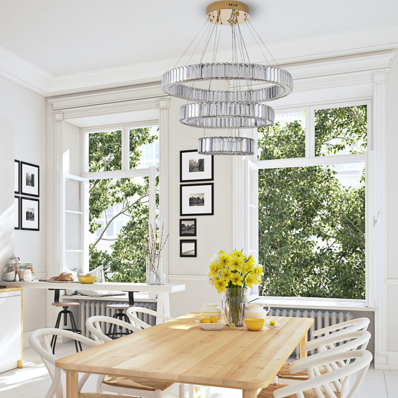 Lustre moderne en cristal Klarke