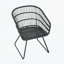 Chaise de salle à manger d'extérieur (ensemble de 2)