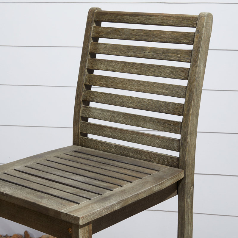 Chaise de bar Emilio, Gris délavé