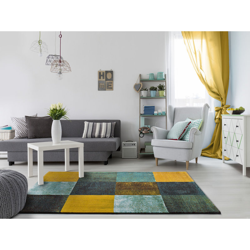 Moten Geometric Area Rug, Rectangle 120 x 170cm