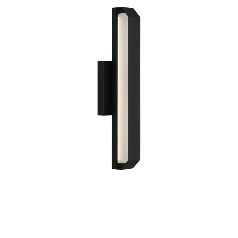 Mur d'extérieur à DEL Lakemont, H 4,5 po x l 18 po x P 3,54 po