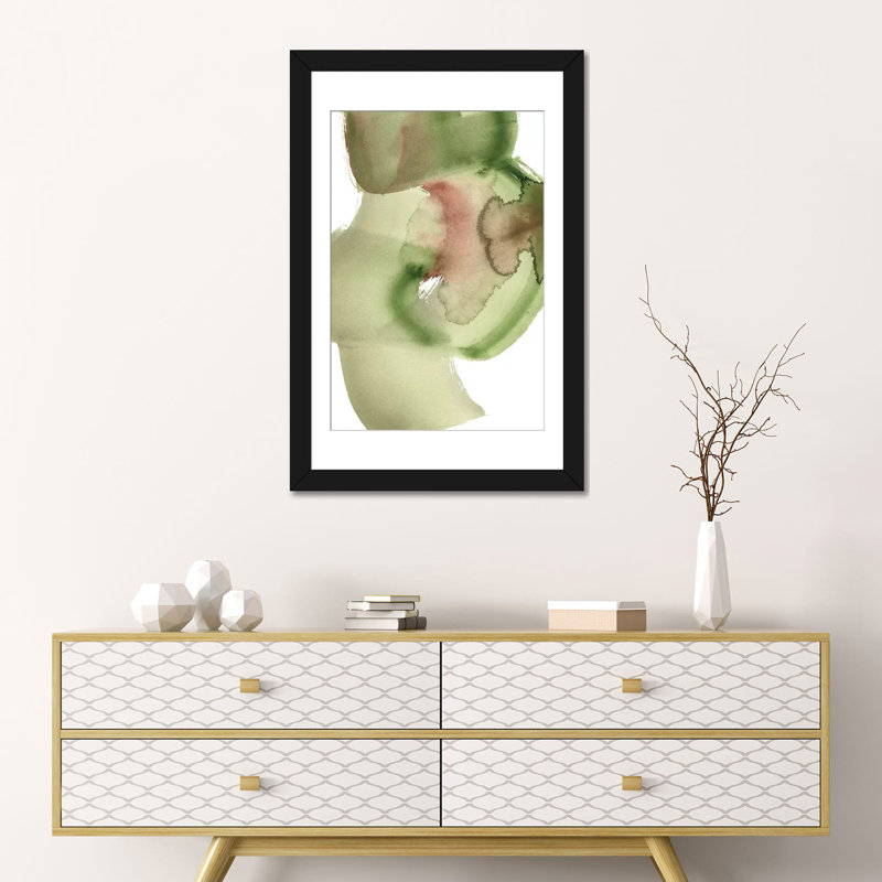 « serpent ii », impression sur toile, H 24 po x l 16 po x P 1 po, Papier d'art encadré noir, Blanc