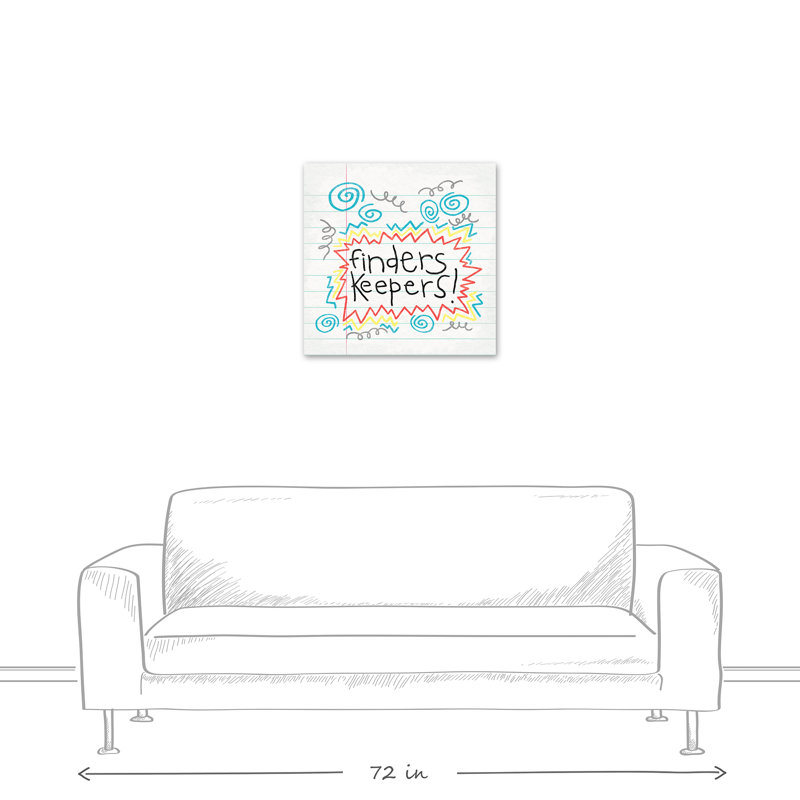 « finders », art sur toile Cronyn, H 24 po x l 24 po x P 1,25 po