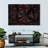 Avery Black And Red Abstract-106310522