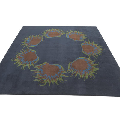 Square Ohare Navy Blue Rug