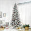 Arbre de Noël artificiel enneigé 9 pi