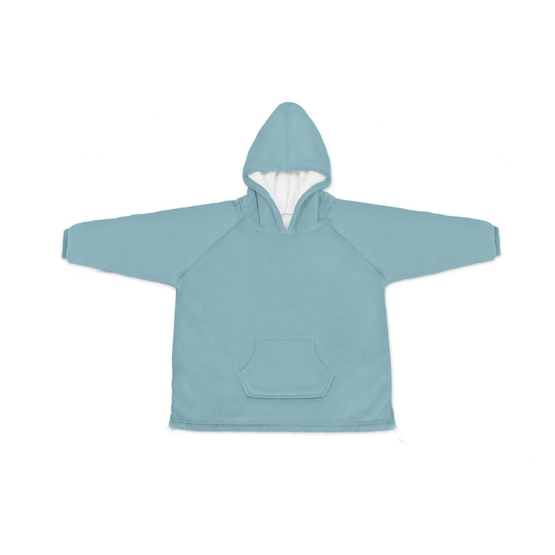 Jeté tricoté, Turquoise