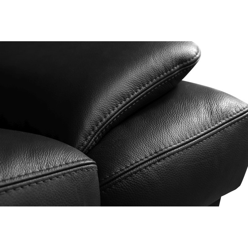 4 Seater Electric Corner Sectional, Left Hand Facing, Black