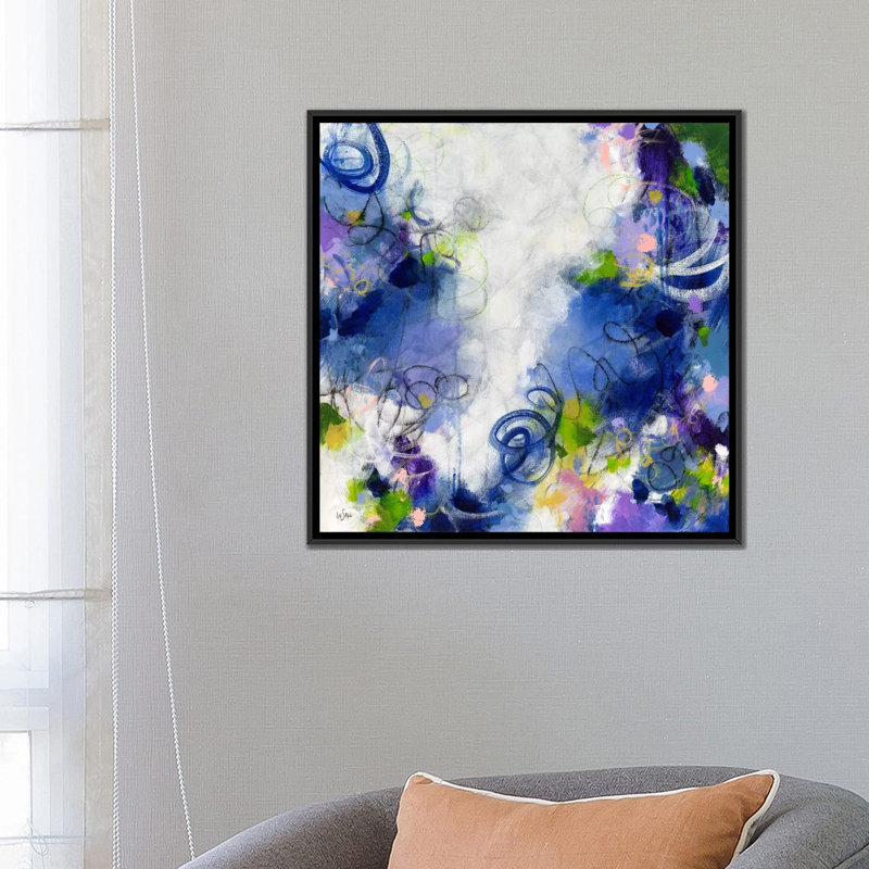 « vents of the rites », impression sur toile, H 18 po x l 18 po x P 1,5 po, Toile avec cadre noir, Pas de tapis