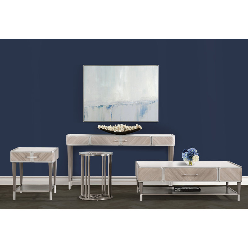 Lanterna Glass End Table