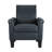 Alrun Upholstered 29" Wide Faux Leather Armchair-1791650743