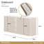 West Kensington Sideboard - Sea Salt Caramel-999454712