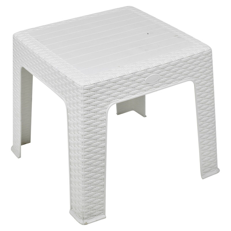 Addlyn Square Outdoor Coffee Table , 43cm cm W 43cm cm D, White