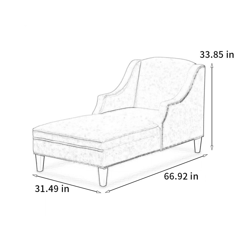 Élégante chaise en bois massif, Gris clair