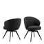 Darlene Dining Chair with Armrest and Swivel Function-1773539325