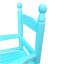 Chaise berçante bleu clair S - d'intérieur ou d'extérieur - convient aux enfants - durable-306972754