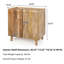 Armoire de rangement avec conception cannelée-1872429346