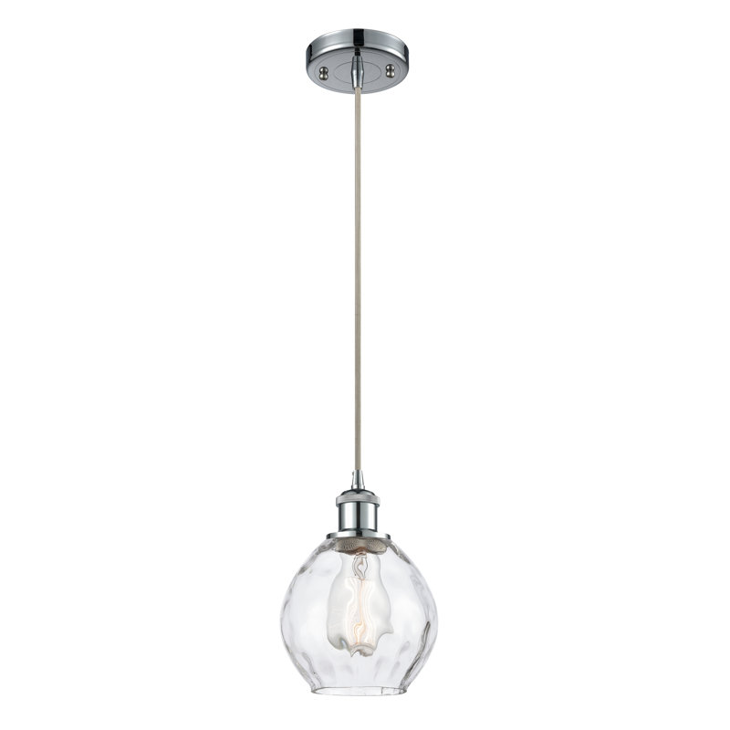 Jaron 1 - Light Single Pendant, Polished Chrome, No Bulb Included