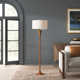 Remmy 60'' Solid Wood Floor Lamp