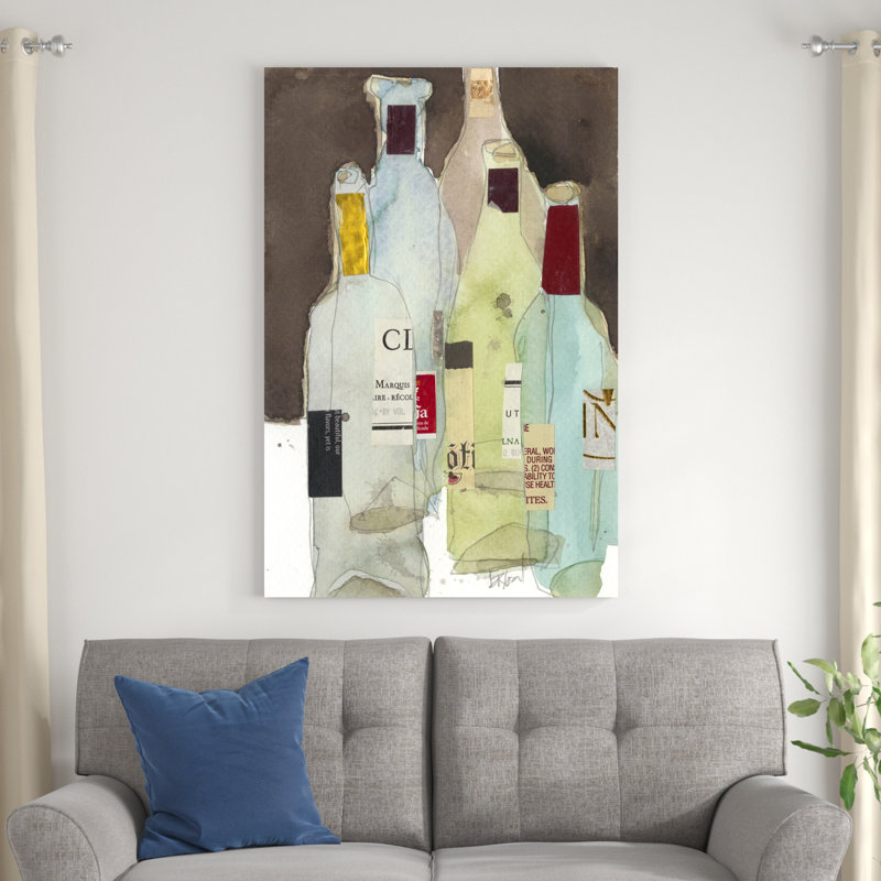Vins et spiritueux III, H 48 po x l 32 po x P 1,25 po
