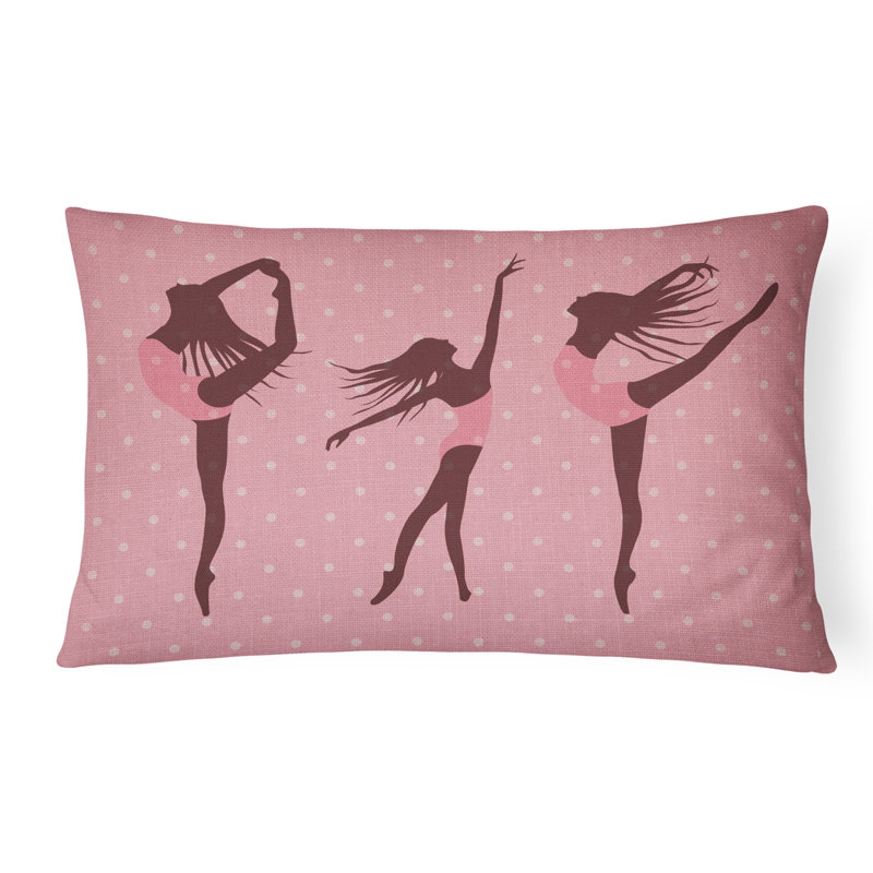 Coussin lombaire en lin danseurs