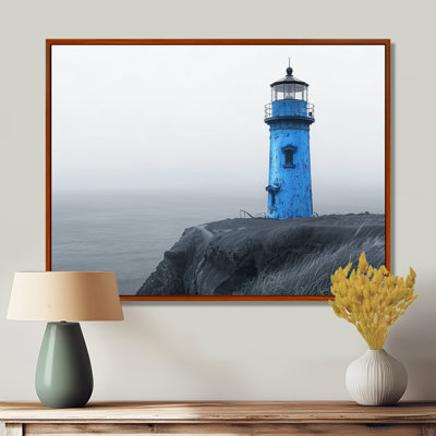 Reproduction d'art mural phare bleu en hiver III - Phares bleus