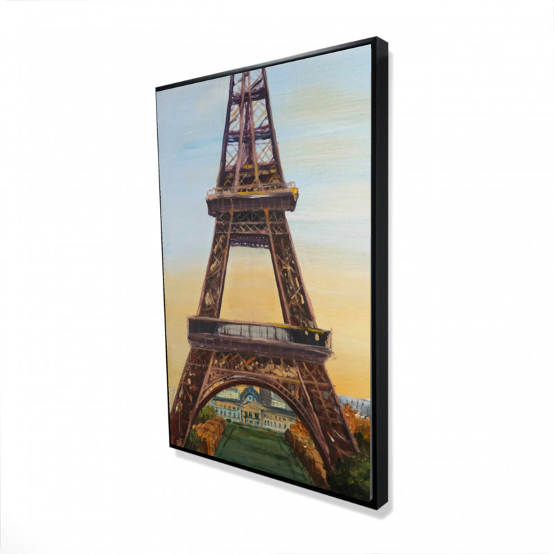 «Tour Eiffel à l'aube», H 36 po x l 24 po
