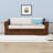 Daybed with Removable Desk, Drawers and Hydraulic Armrest Tables-118235377-118235374