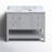 42 " W Freestanding Standard Free Standing Single Double Single Vanity Bathroom Vanity With Genuine Marble Top-1320894981