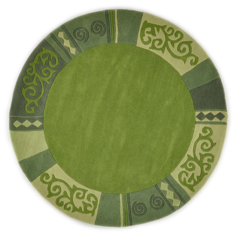 Ambadi Wool Hand Tufted Area Rug, Round 150cm
