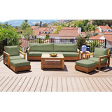 Chatsworth 7 Piece Deluxe Seating Group With 36" Chat Table
